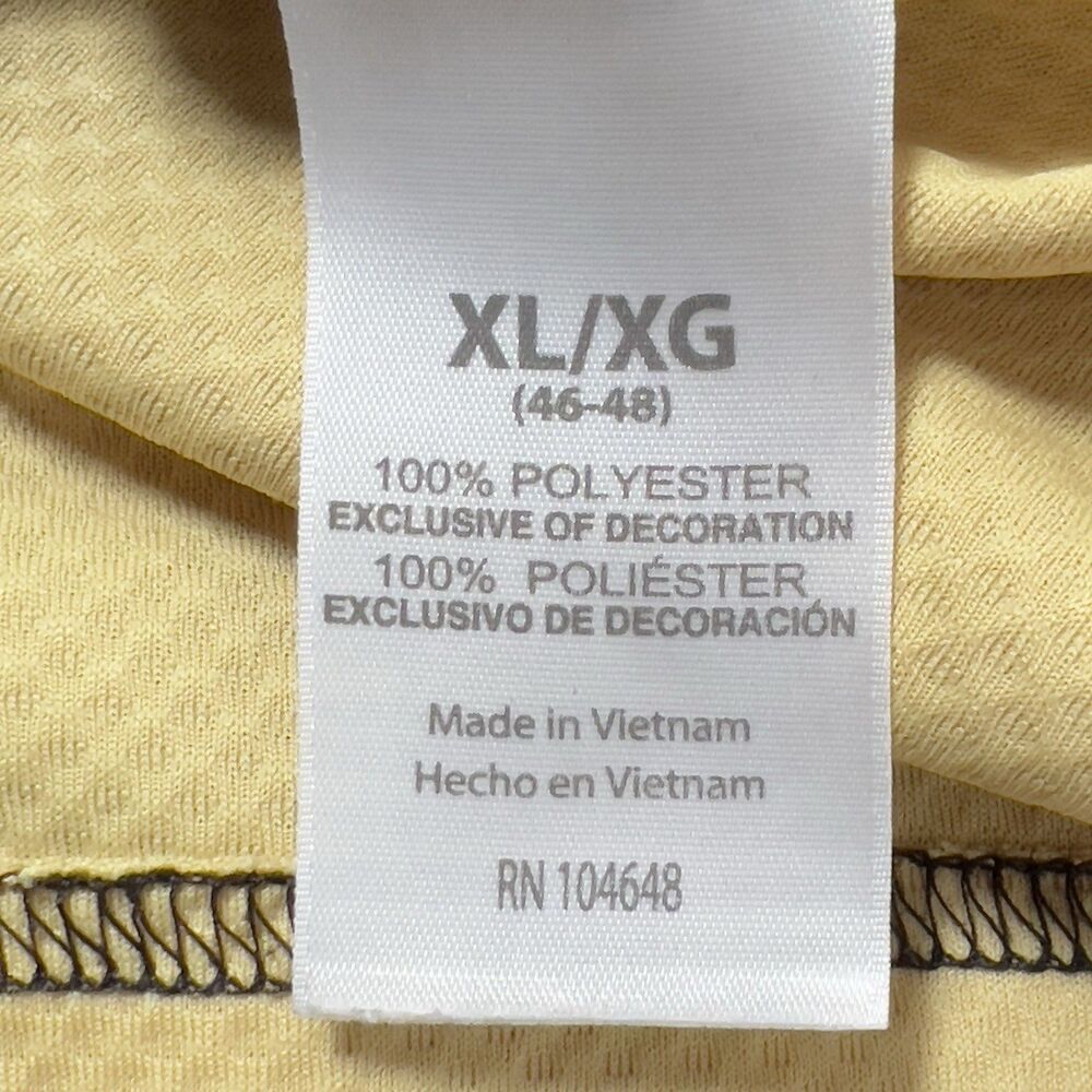 Vanderbilt Commodors Performance Polo Shirt Mens Sz XL Black Mustard - Picture 6 of 9